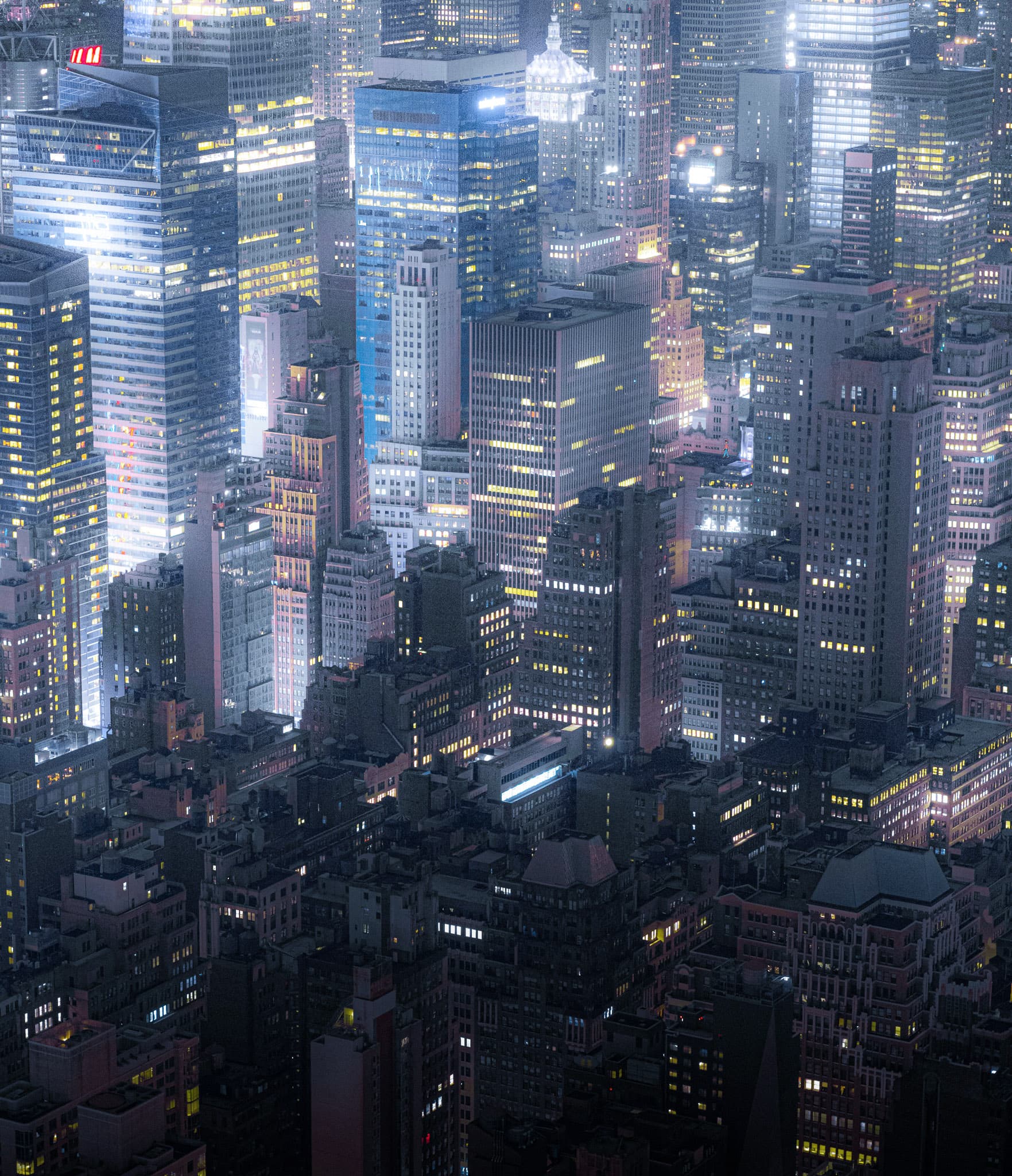 View of New York City at Night